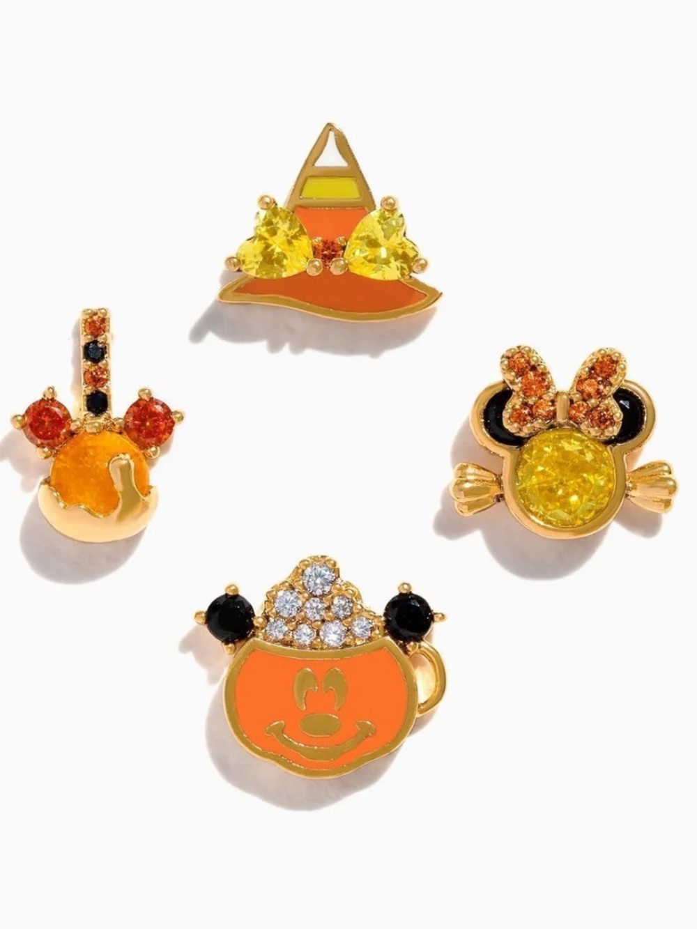 Disney Mickey and Minnie Halloween Earring Set, Mike & Friends Halloween Earring